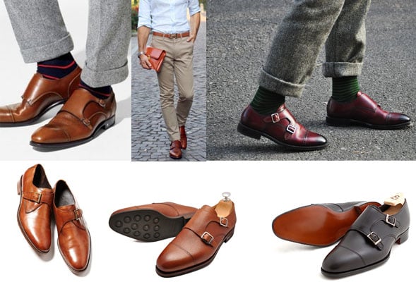 style with monk strap shoes